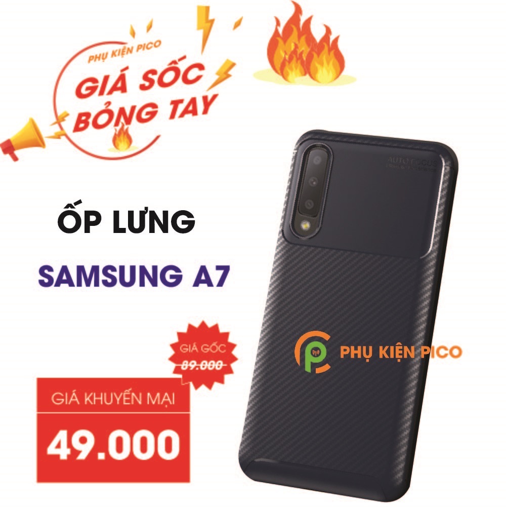 Ốp lưng điện thoại Samsung Galaxy A7 2018 chống sốc bảo vệ camera
