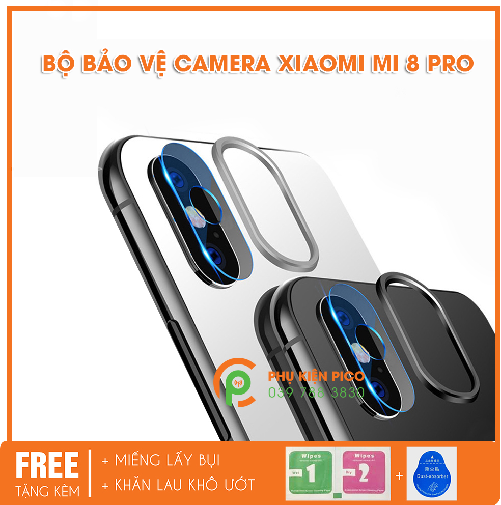 Vòng bảo vệ và miếng dán camera Xiaomi Mi 8 Pro 2018