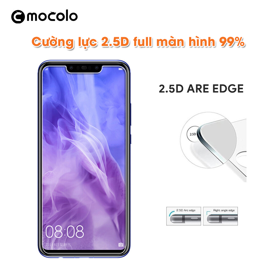 Kính cường lực Huawei Nova 3i 2018 trong suốt chính hãng Mocolo