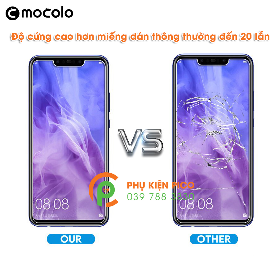 Kính cường lực Huawei Nova 3i 2018 trong suốt chính hãng Mocolo