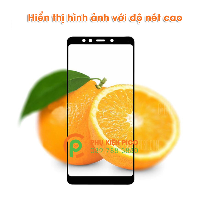 Kính cường lực Samsung Galaxy A7 2018 full viền độ cứng 9H