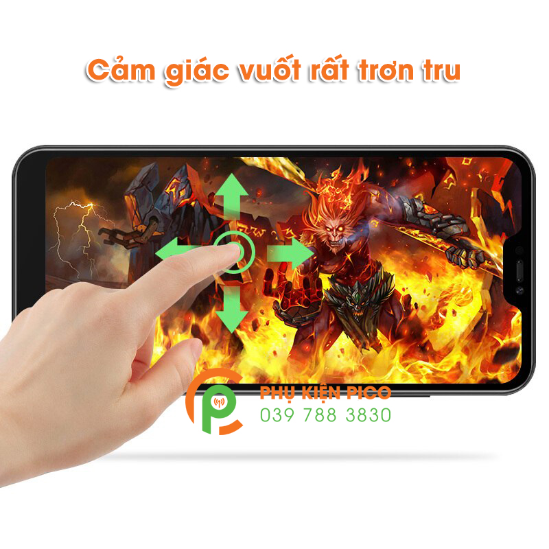 Kính cường lực Xiaomi Mi 8 Lite full viền độ cứng 9H