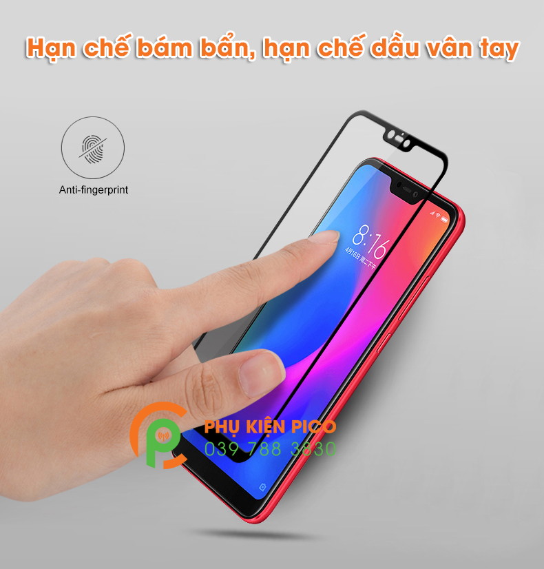 Kính cường lực Xiaomi Mi 8 Youth Edition (Lite) 2018 full viền chính hãng Mocolo