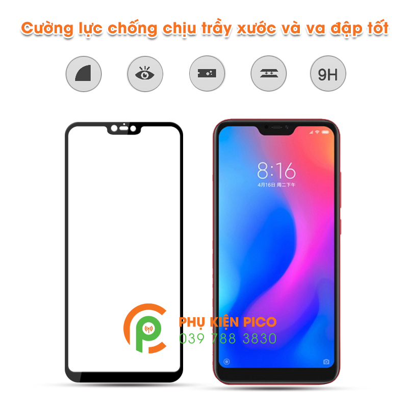 Kính cường lực Xiaomi Mi 8 Youth Edition (Lite) 2018 full viền chính hãng Mocolo