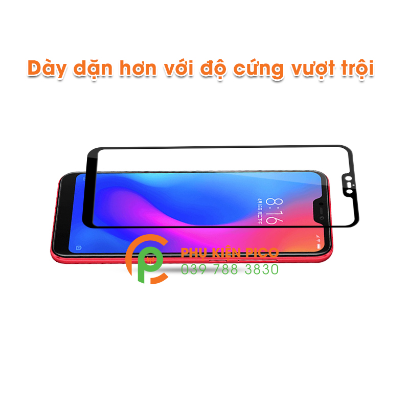 Kính cường lực Xiaomi Mi 8 Youth Edition (Lite) 2018 full viền chính hãng Mocolo