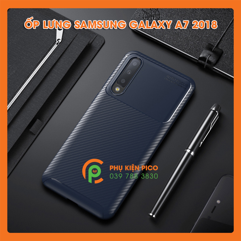 Ốp lưng điện thoại Samsung Galaxy A7 2018 chống sốc bảo vệ camera