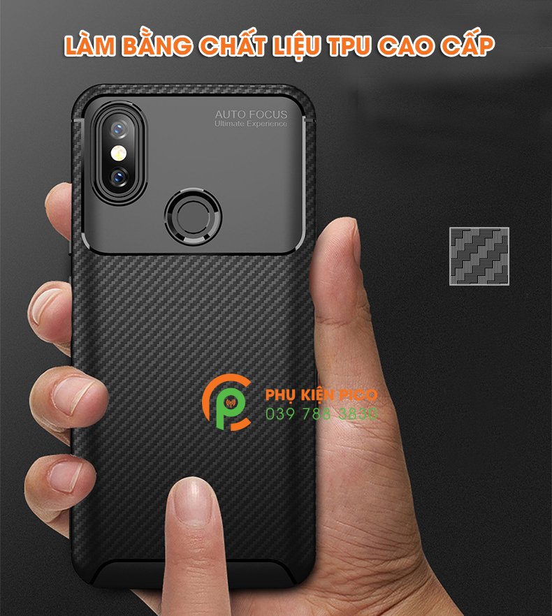 Ốp lưng Xiaomi Mi 8 2018 chống sốc bảo vệ camera