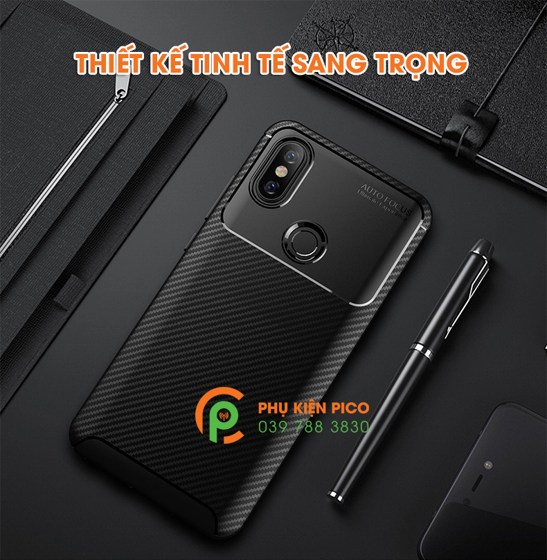 Ốp lưng Xiaomi Mi 8 2018 chống sốc bảo vệ camera