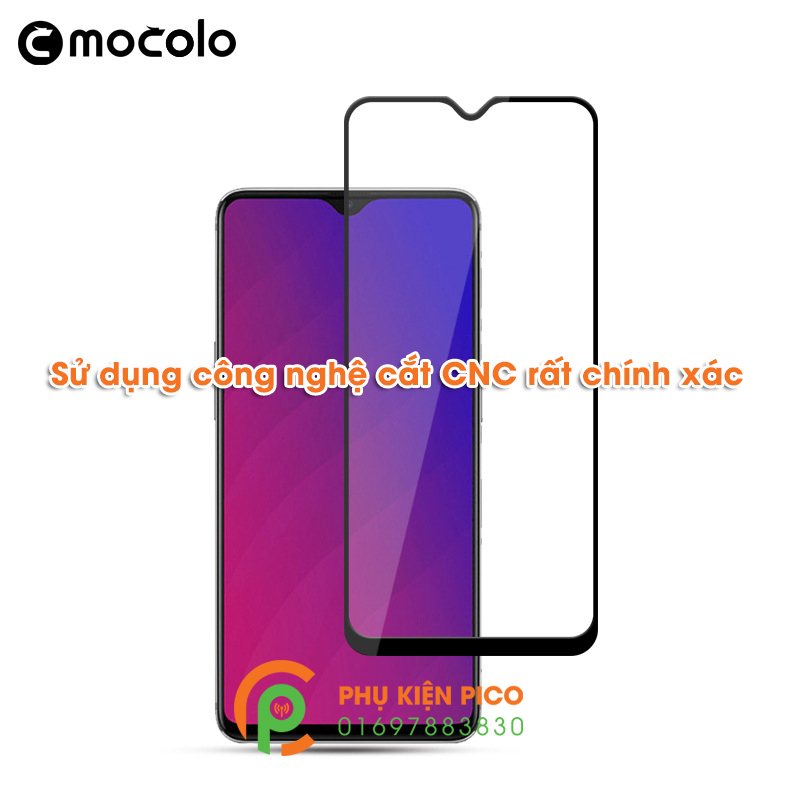 kính cường lực Oppo F9 full viền chính hãng Mocolo