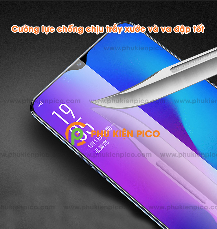Kính cường lực Oppo R17 full viền đen siêu cứng