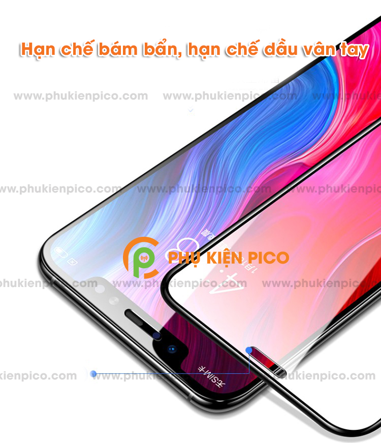 Kính cường lực Xiaomi Mi 8 2018 full viền độ cứng 9H