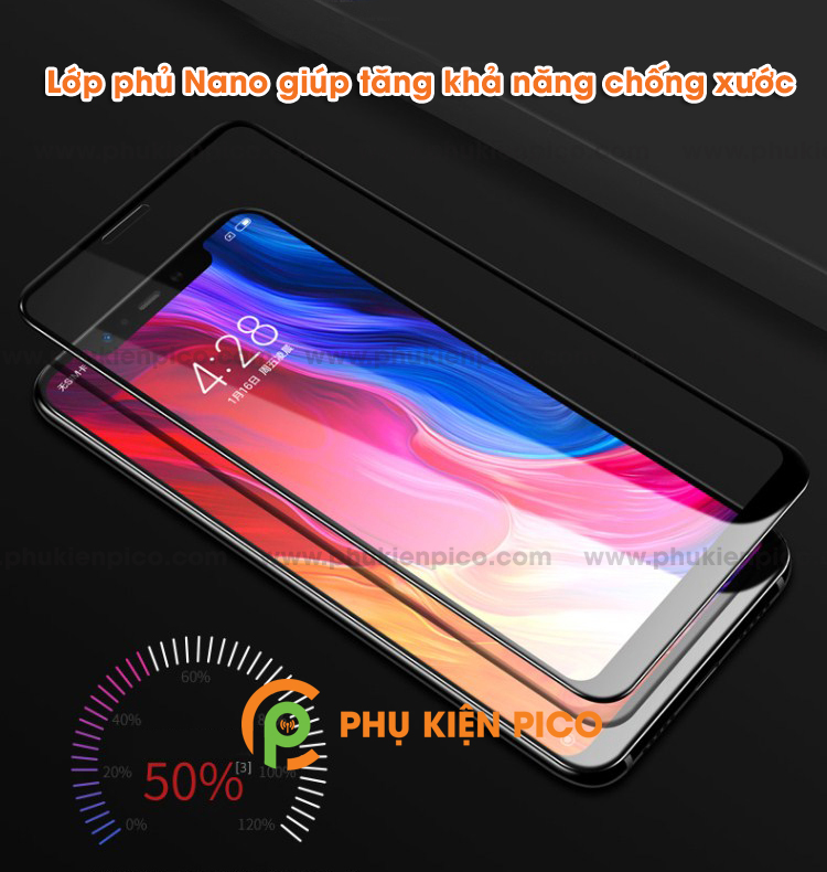 Kính cường lực Xiaomi Mi 8 2018 full viền độ cứng 9H