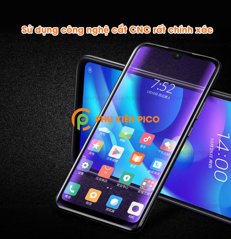 Kính cường lực Xiaomi Redmi Note 7 full viền chính hãng Mocolo