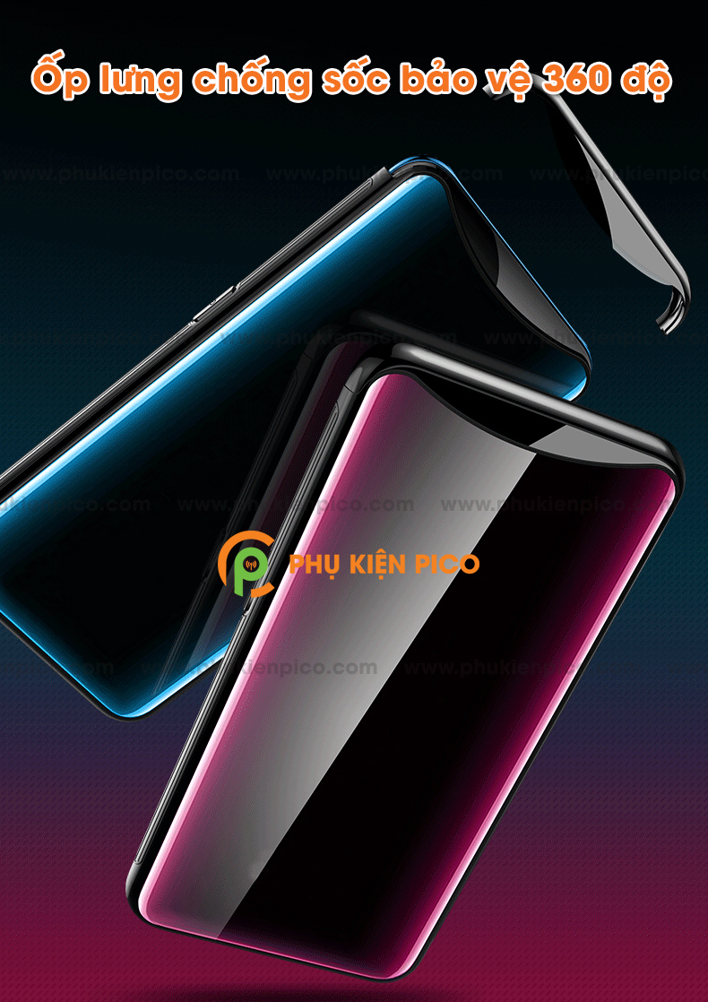Ốp lưng Oppo Find X chống sốc thò thụt theo Camera