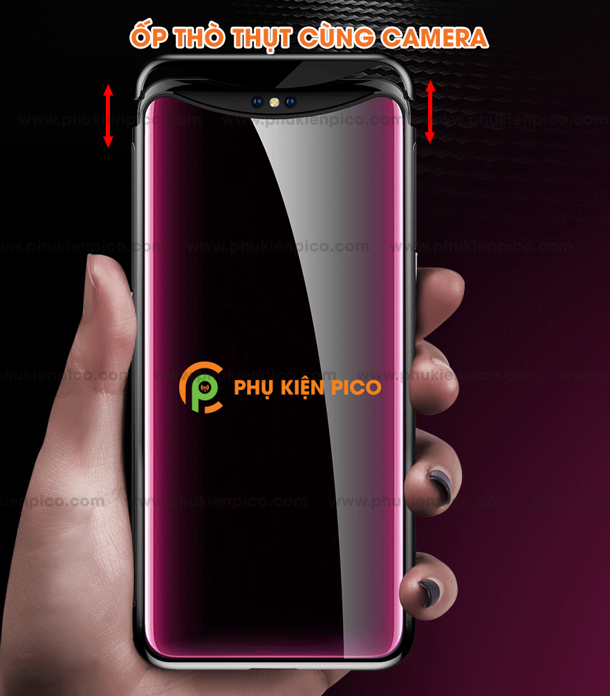 Ốp lưng Oppo Find X chống sốc thò thụt theo Camera
