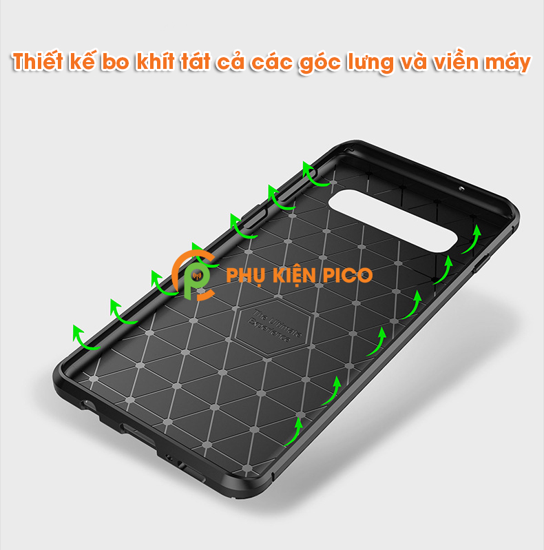 Ốp lưng da Samsung Galaxy s10+ (s10 plus) chống sốc toàn diện