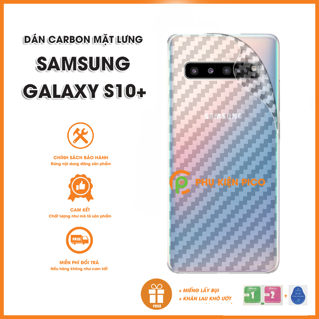 Combo dán màn hình và dán lưng Samsung Galaxy S10 Plus