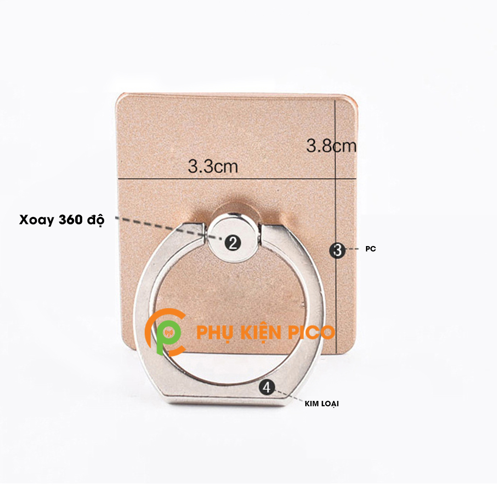 Iring giá đỡ điện thoại đa năng hình chiếc nhẫn cực chất siêu bám dính