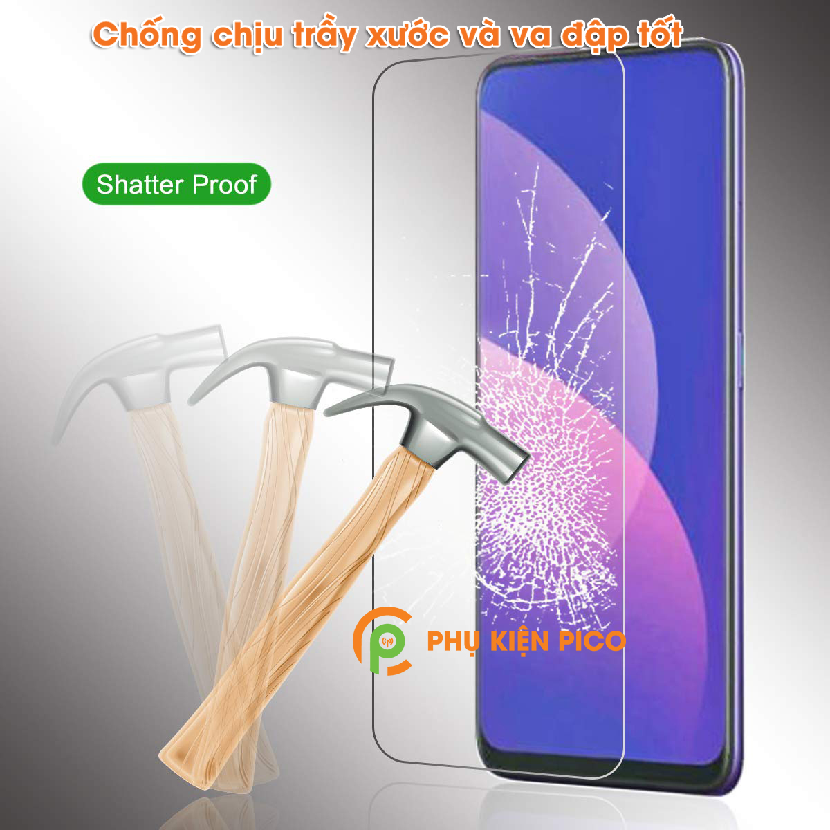 Kính cường lực Oppo F11 Pro full keo màn hình độ cứng 9H