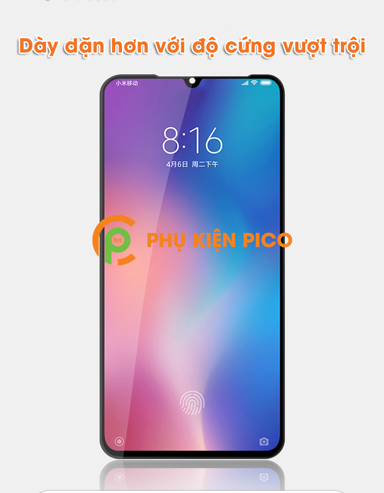 Kính cường lực Xiaomi Mi 9 full viền chính hãng PINWUYO
