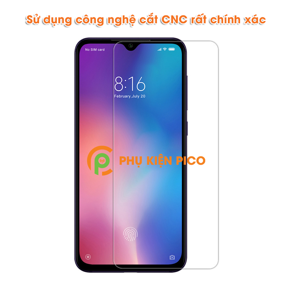 Miếng dán kính cường lực Xiaomi Mi 9SE trong suốt Nillkin Amazing H hàng nguyên tem