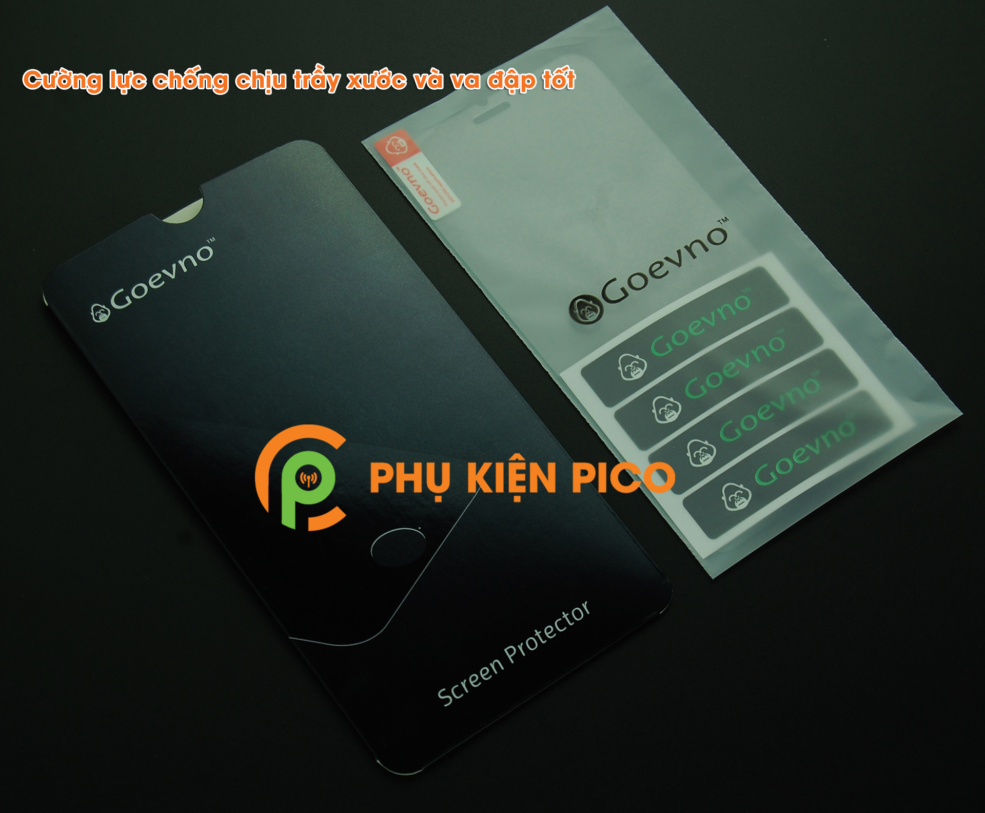 Kính cường lực Xiaomi Redmi Note 7 full viền chính hãng Goevno