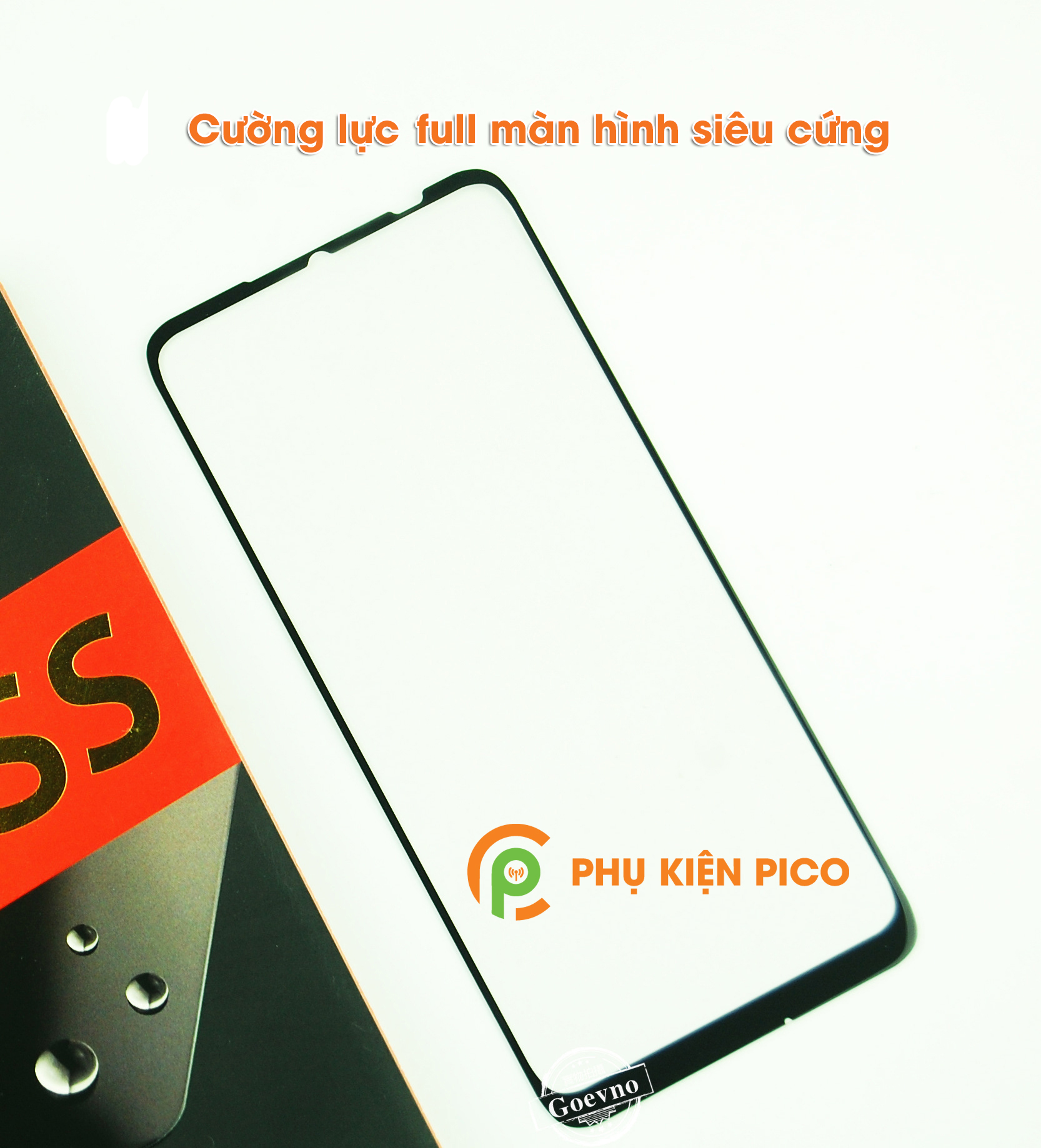 Kính cường lực Xiaomi Redmi Note 7 full viền chính hãng Goevno