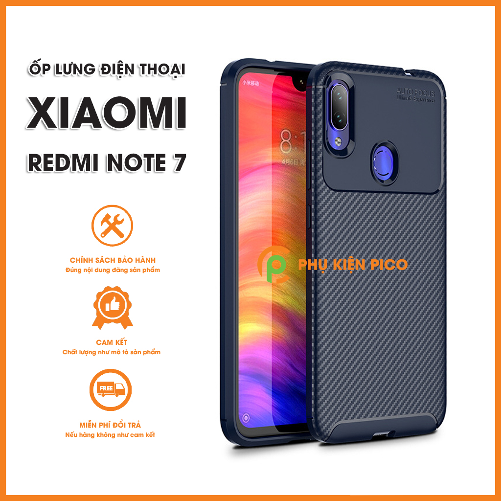 Ốp lưng Xiaomi Redmi Note 7 siêu bền chống sốc bảo vệ camera