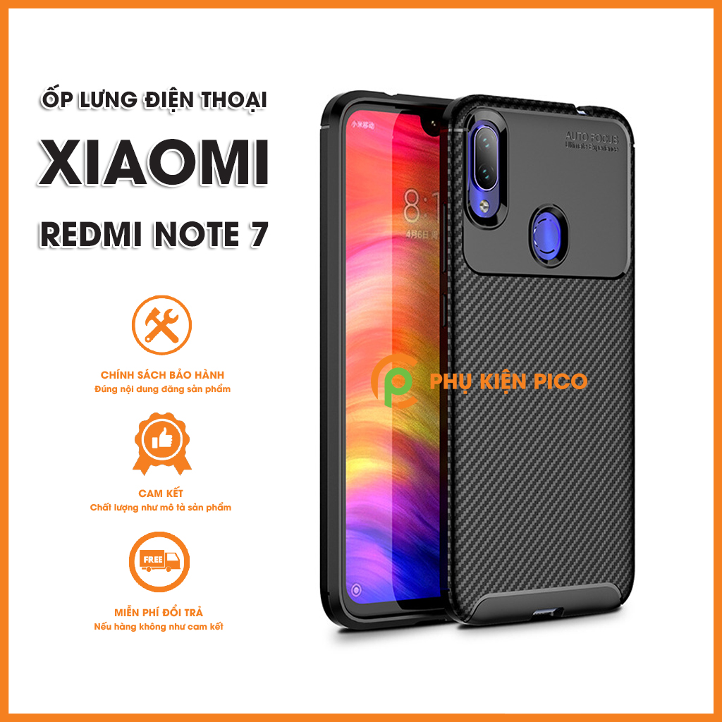 Ốp lưng Xiaomi Redmi Note 7 siêu bền chống sốc bảo vệ camera