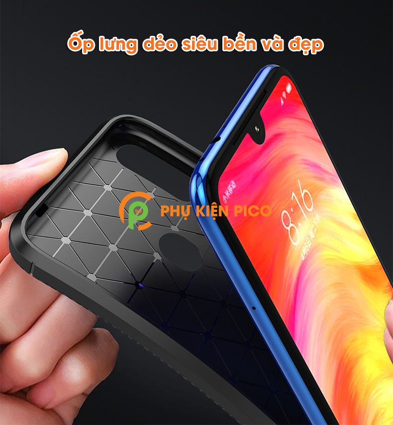 Ốp lưng Xiaomi Redmi Note 7 siêu bền chống sốc bảo vệ camera