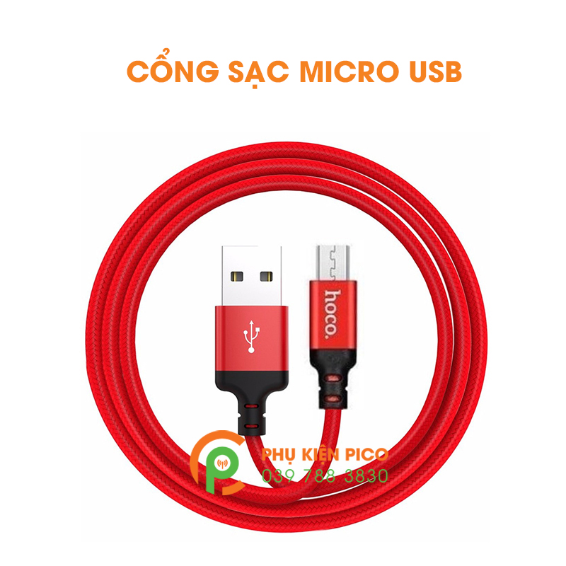 Cáp sạc Hoco Micro Usb - Cáp sạc Hoco dây dù