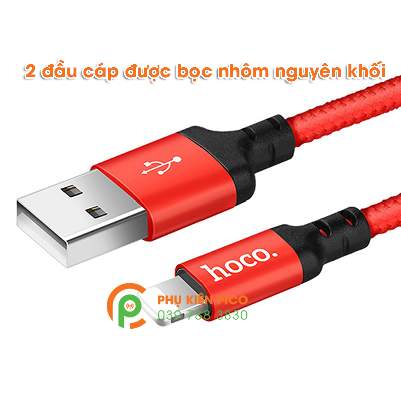 Cáp sạc Hoco Lighing - Cáp Lightning Hoco dây dù