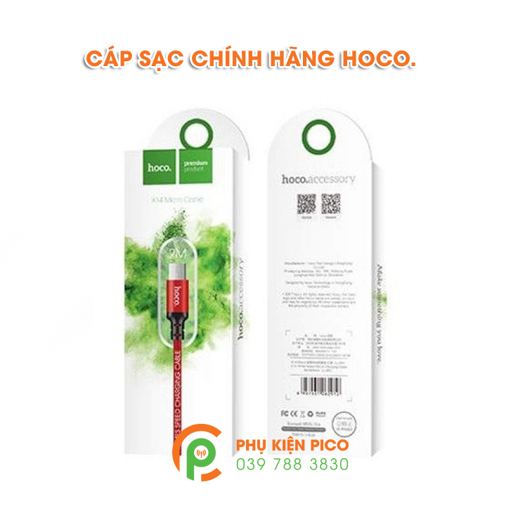 Cáp sạc Hoco Lighing - Cáp Lightning Hoco dây dù