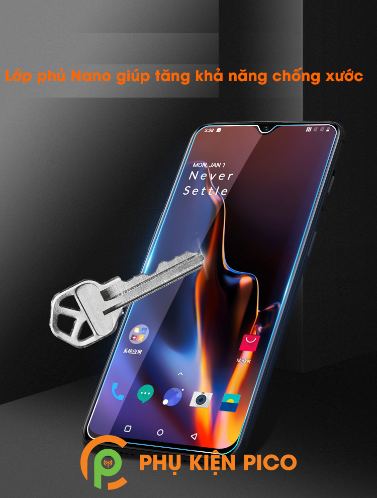 Kính cường lực Oneplus 7 Nillkin Amazing H chính hãng độ cứng 9H
