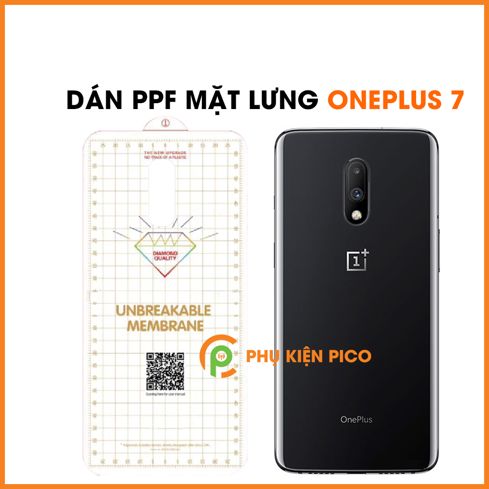 Dán mặt lưng Oneplus 7 cao cấp ppf