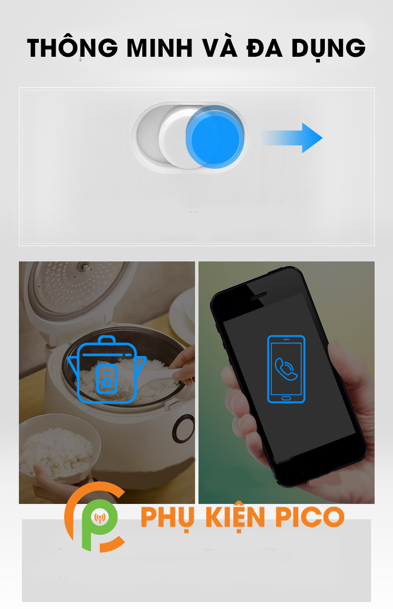 Ổ cắm điện chống chai pin, hẹn giờ bật tắt liên tục 24h chính hãng Bull 10A 2500W
