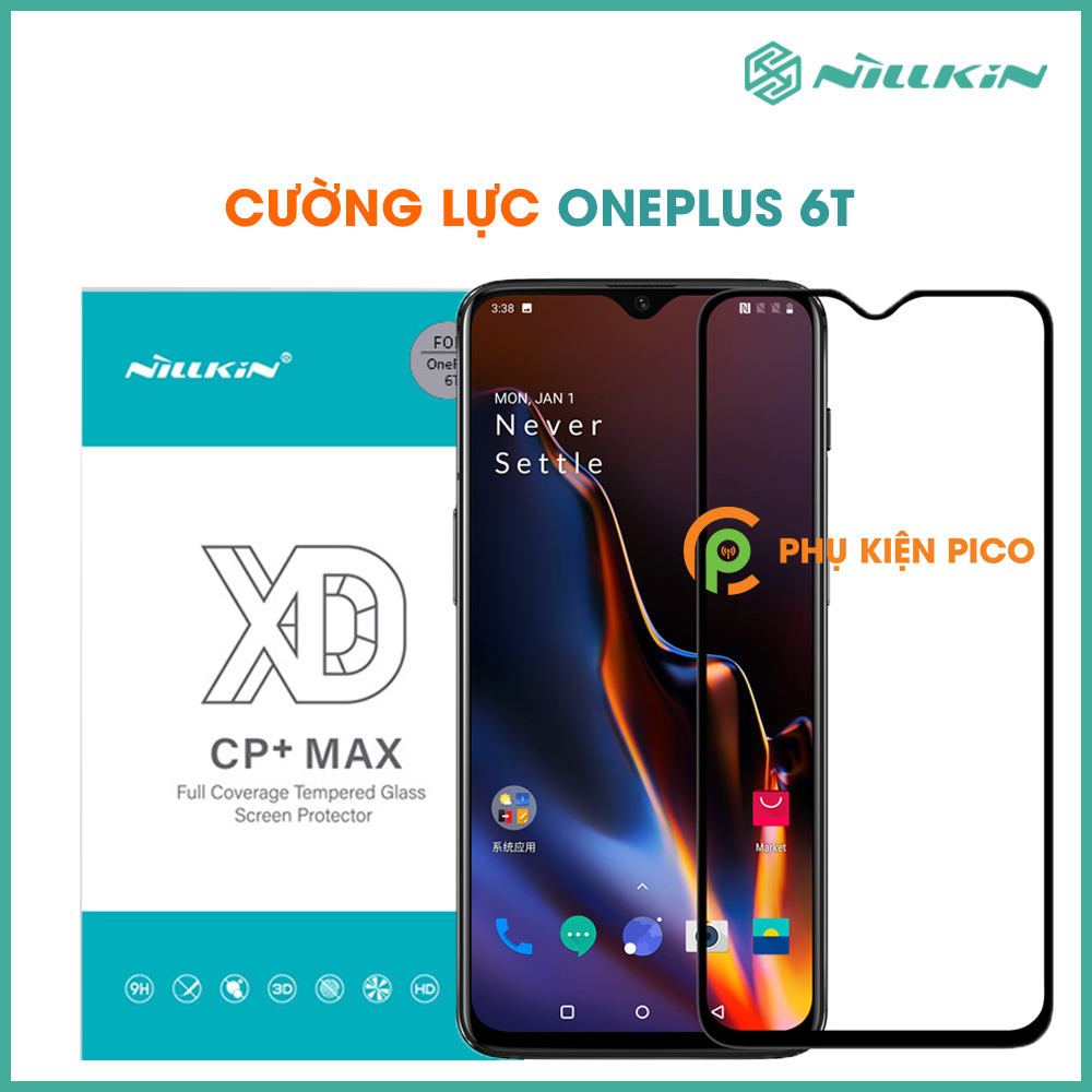 Kính cường lực Oneplus 6t Nillkin XD CP+MAX chính hãng full viền