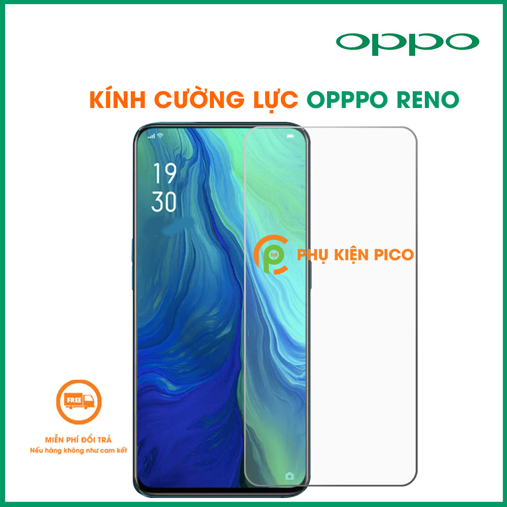 Kính cường lực Oppo Reno trong suốt độ cứng 9H