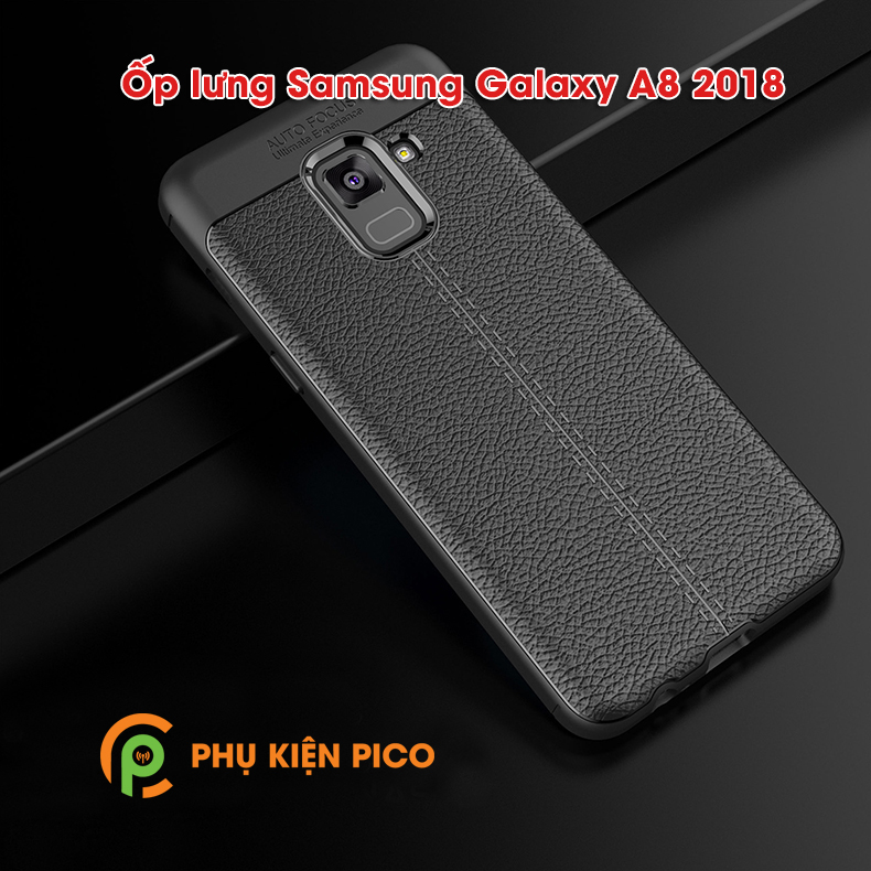 Ốp lưng Samsung Galaxy A8 da mềm sang trọng
