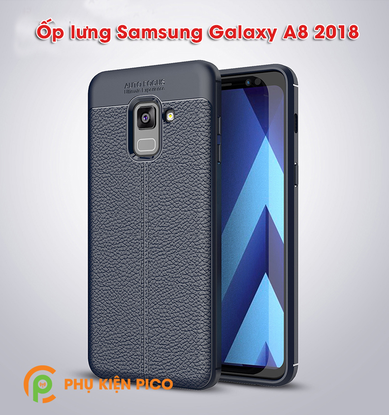 Ốp lưng Samsung Galaxy A8 da mềm sang trọng