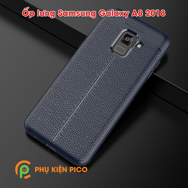 Ốp lưng Samsung Galaxy A8 da mềm sang trọng