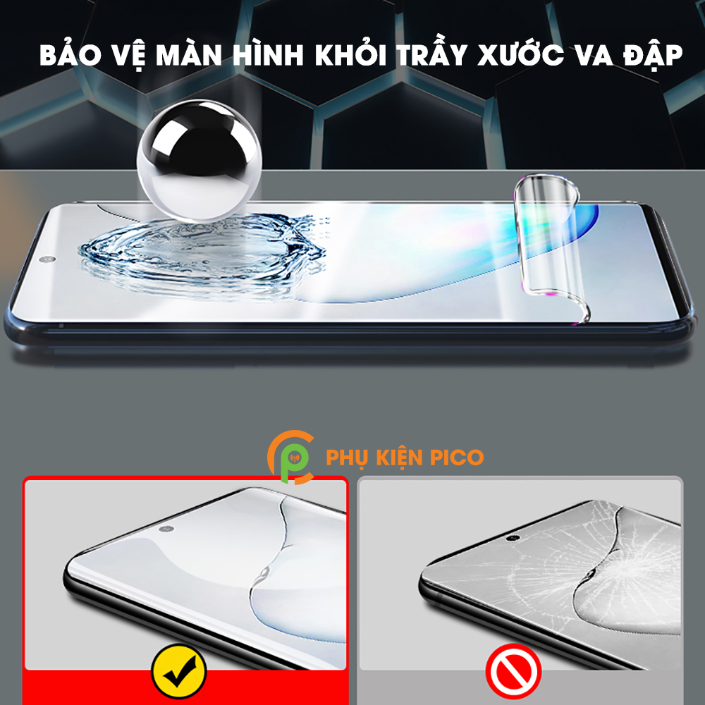 Dán màn hình Samsung Galaxy Note 10 Plus PFF cao cấp dẻo vân mờ chống bám vân tay chống nhìn trộm