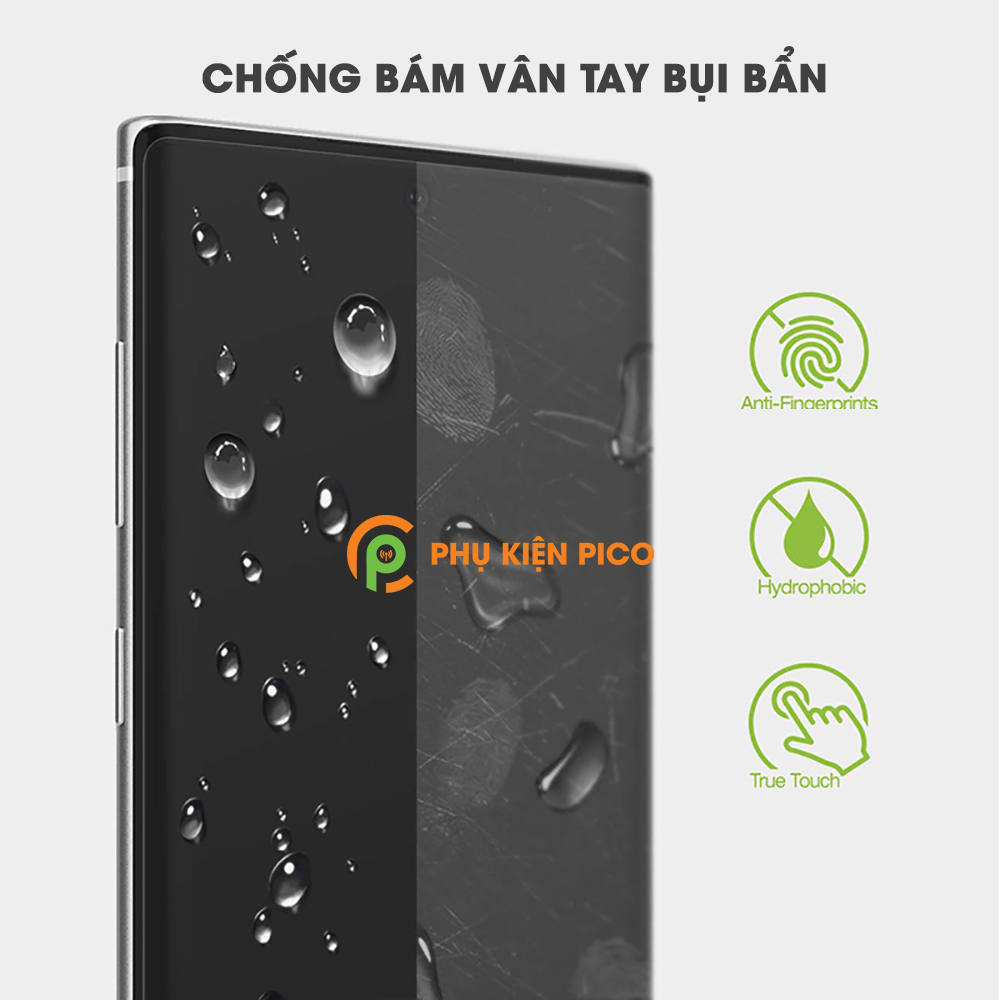 Dán màn hình Samsung Galaxy Note 10 Plus PFF cao cấp dẻo vân mờ chống bám vân tay chống nhìn trộm