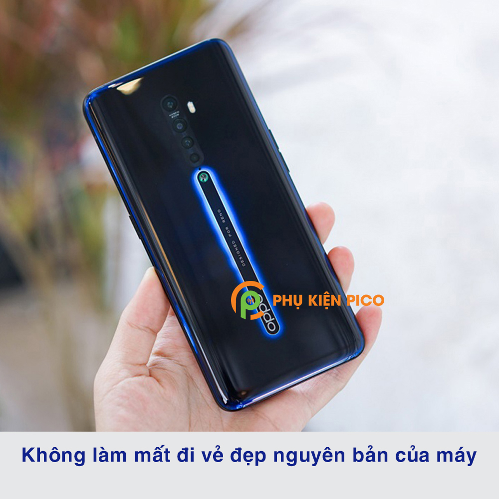 Dán lưng Reno 2 Plus full mặt lưng dẻo trong suốt PPF tự phục hồi vết xước