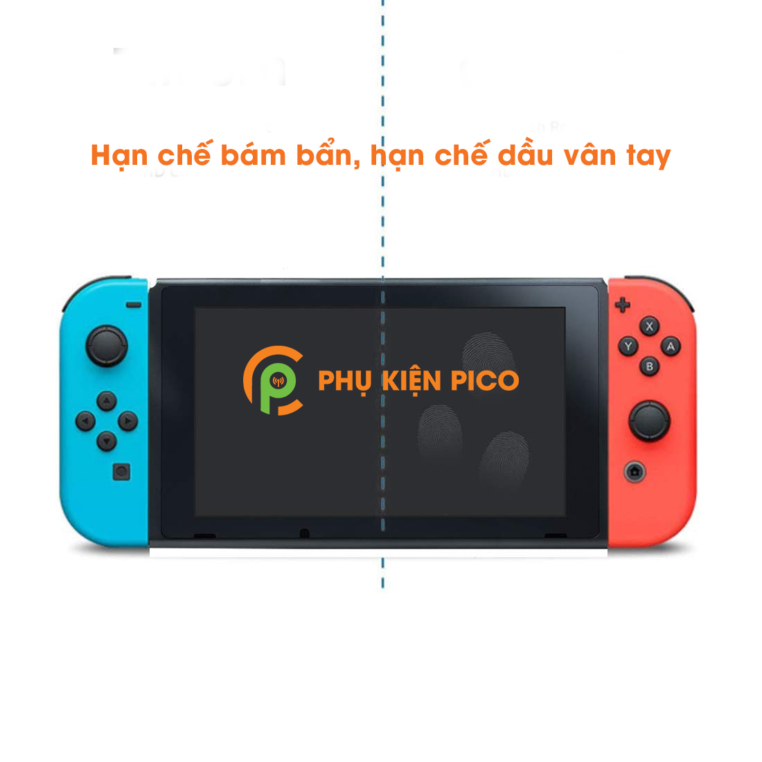 Cường lực Nintendo Switch trong suốt độ cứng 9H