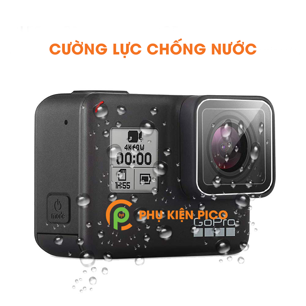 Cường lực GoPro Hero 5 Black, Hero 6 Black, Hero 7 Black trong suốt độ cứng 9H