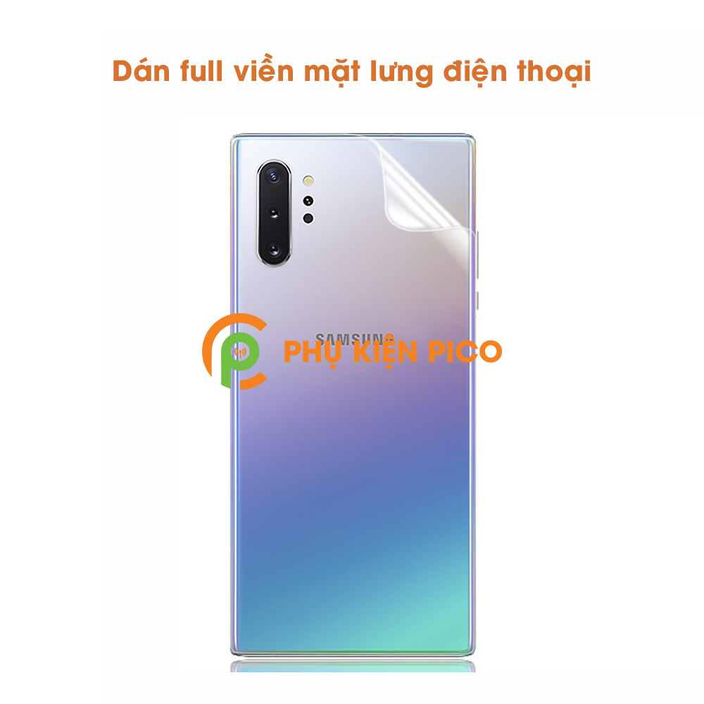 Dán dẻo mặt lưng Samsung Galaxy Note 10 Plus trong suốt bản đặc biệt