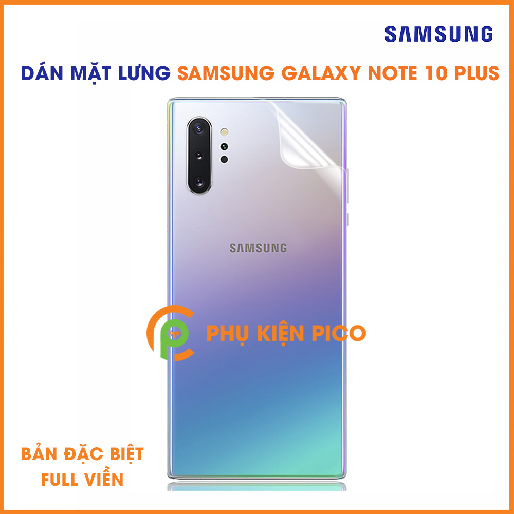 Dán dẻo mặt lưng Samsung Galaxy Note 10 Plus trong suốt bản đặc biệt