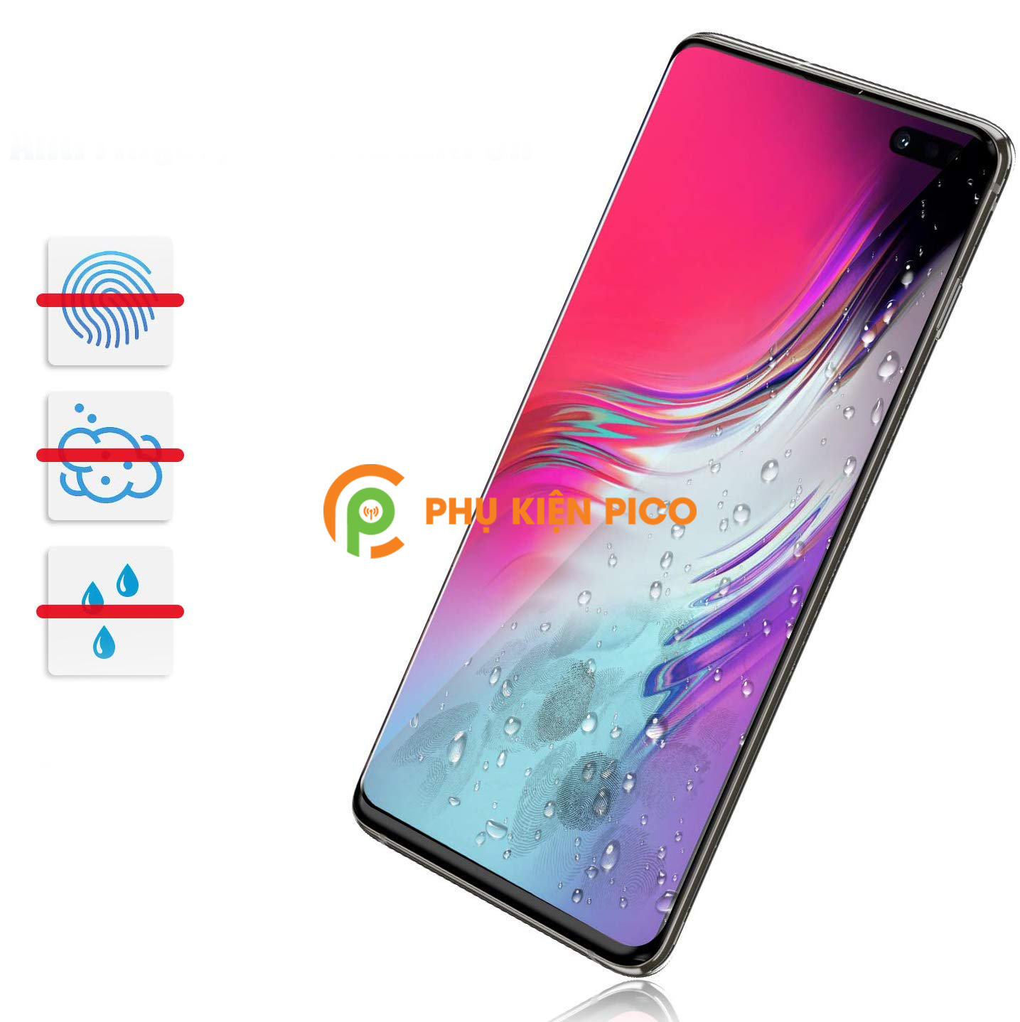 Dán màn hình Samsung Galaxy S10 5G PPF full viền vân mờ chống bám vân tay