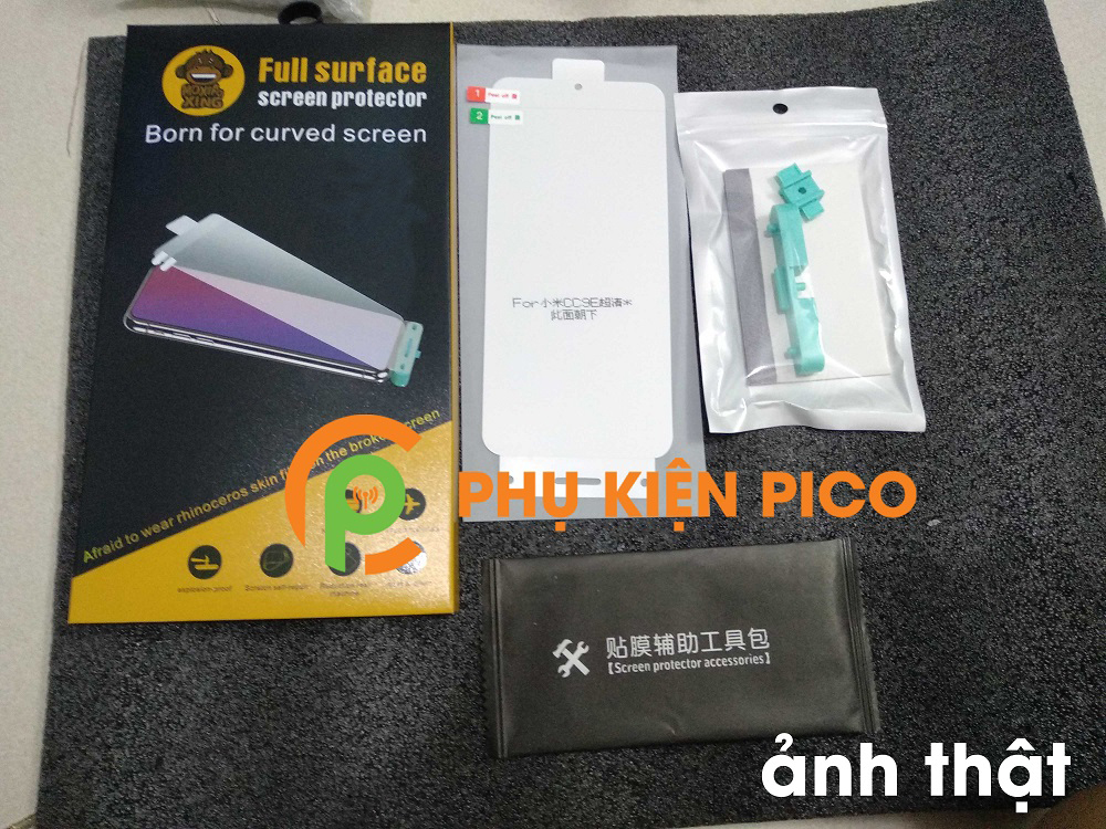 Dán màn hình Xiaomi Mi CC9E full màn hình chính hãng Moxiao Xing